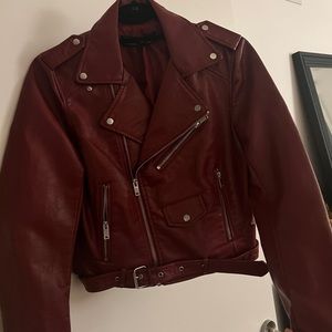 Zara Leather Jacket • New •